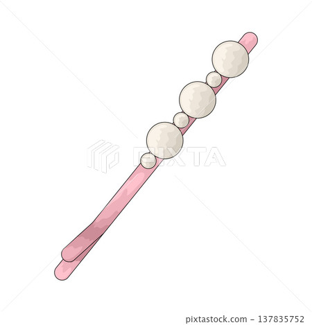 Illustration of Hair Clip 137835752