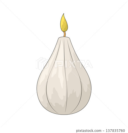 Illustration of Spa Candle 137835760