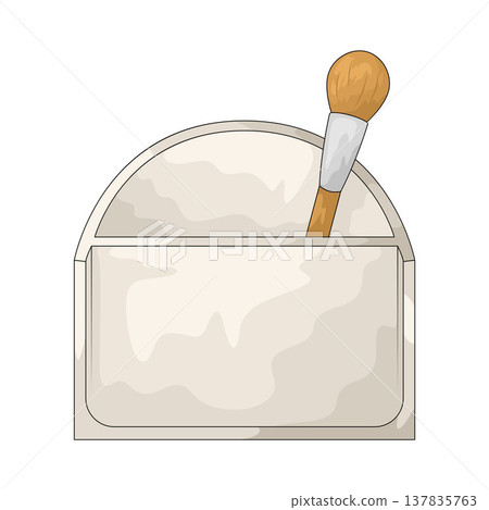 Illustration of Makeup Bag 137835763