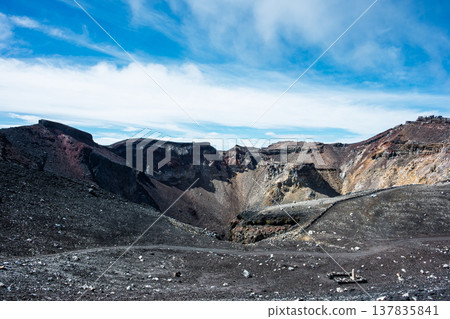 攀登富士山：環繞富士山火山口邊緣漫步 137835841