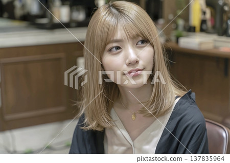 染髮女子 137835964