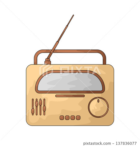 Illustration of Radio Illustration of Radio 137836077