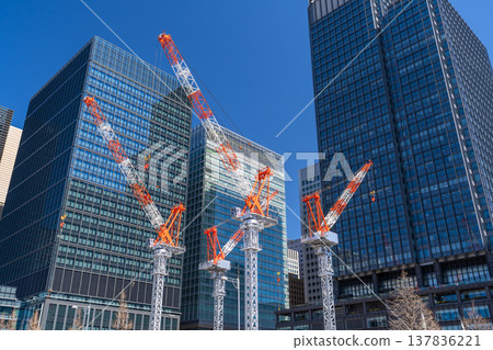 東京：丸之內大廈施工現場 137836221