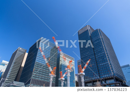 東京：丸之內大廈施工現場 137836223