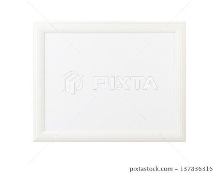白色相框 白色相框 137836316