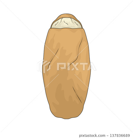 Illustration of Sleeping Bag Illustration of Sleeping Bag 137836689