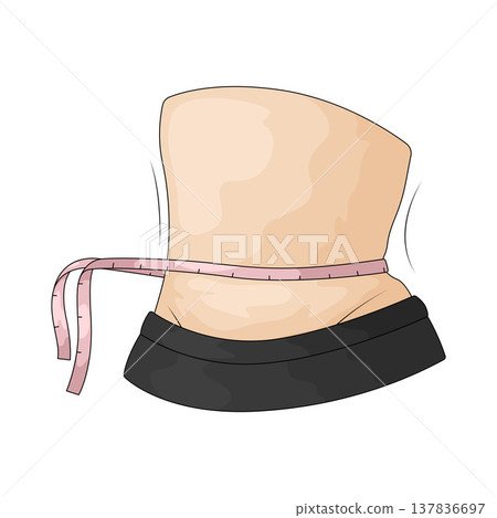 Illustration of Slim body Illustration of Slim body 137836697