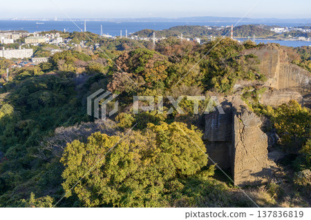 從高鳥山公園展望台眺望[秋日傍晚] 137836819