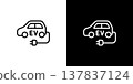 電動車 (EV) 圖示 永續發展 137837124