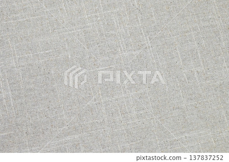 brown hemp viscose natural fabric cloth, sackcloth rough texture of textile 137837252