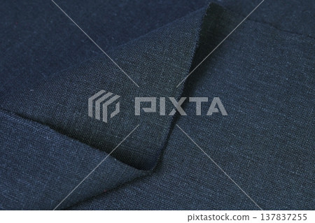 black hemp viscose natural fabric cloth color, sackcloth rough texture of textile black hemp viscose natural fabric cloth color, sackcloth rough texture of textile 137837255