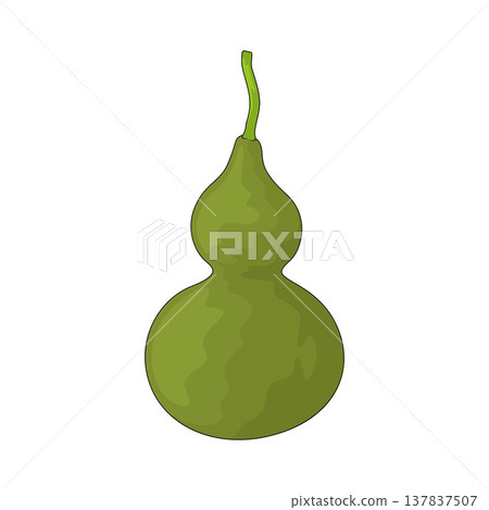 Illustration of Calabash gourd Illustration of Calabash gourd 137837507
