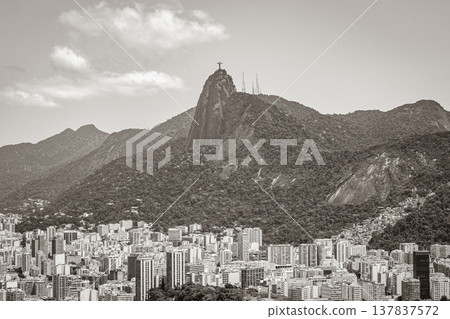 Cristo Redentor on the Corcovado mountain Rio de Janeiro Brazil. 137837572