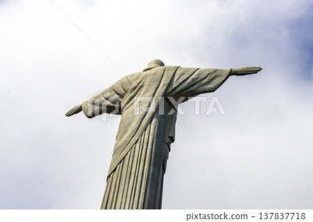 Christ the Redeemer on Corcovado mountain Rio de Janeiro Brazil. Christ the Redeemer on Corcovado mountain Rio de Janeiro Brazil. 137837718