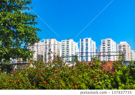 Rio de Janeiro Brazil Barra da Tijuca Cityscape Skyline Panorama. Rio de Janeiro Brazil Barra da Tijuca Cityscape Skyline Panorama. 137837735