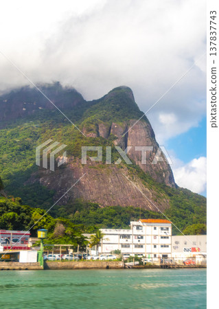 Barra da Tijuca Beach Mountain Skyline Rio de Janeiro Brazil. 137837743