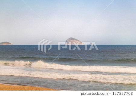 Barra da Tijuca Beach Tropical Island Rio de Janeiro Brazil. 137837768