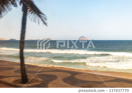 Barra da Tijuca Beach Tropical Island Rio de Janeiro Brazil. 137837770