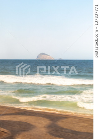Barra da Tijuca Beach Tropical Island Rio de Janeiro Brazil. Barra da Tijuca Beach Tropical Island Rio de Janeiro Brazil. 137837771