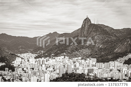 Cristo Redentor on the Corcovado mountain Rio de Janeiro Brazil. Cristo Redentor on the Corcovado mountain Rio de Janeiro Brazil. 137837776