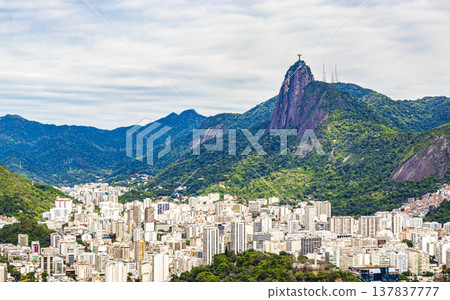 Cristo Redentor on the Corcovado mountain Rio de Janeiro Brazil. Cristo Redentor on the Corcovado mountain Rio de Janeiro Brazil. 137837777