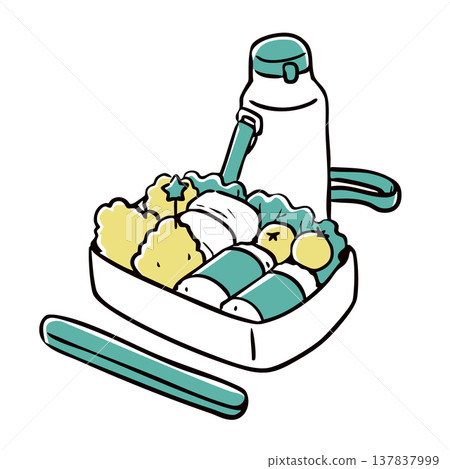 運動會午餐盒和水壺 - 2 種顏色 137837999