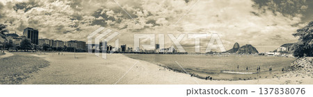 Botafogo Beach Flamengo Urca cityscape panorama Rio de Janeiro Brazil. Botafogo Beach Flamengo Urca cityscape panorama Rio de Janeiro Brazil. 137838076