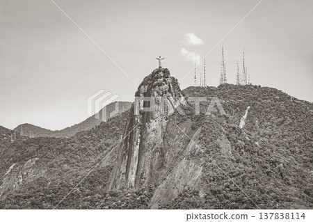 Cristo Redentor on the Corcovado mountain Rio de Janeiro Brazil. Cristo Redentor on the Corcovado mountain Rio de Janeiro Brazil. 137838114