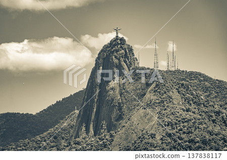 Cristo Redentor on the Corcovado mountain Rio de Janeiro Brazil. 137838117