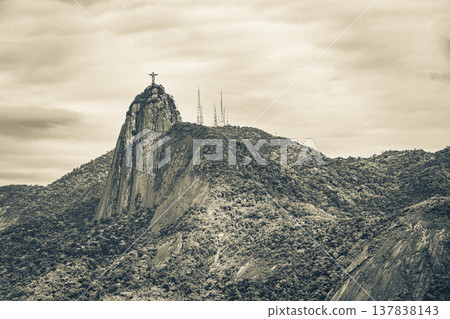 Cristo Redentor on the Corcovado mountain Rio de Janeiro Brazil. Cristo Redentor on the Corcovado mountain Rio de Janeiro Brazil. 137838143