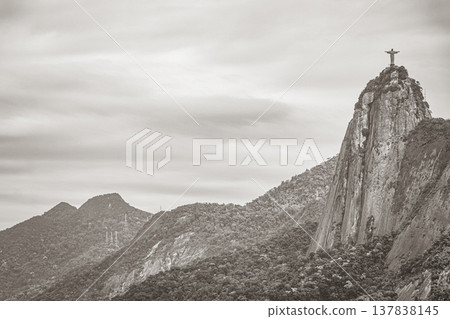 Cristo Redentor on the Corcovado mountain Rio de Janeiro Brazil. Cristo Redentor on the Corcovado mountain Rio de Janeiro Brazil. 137838145