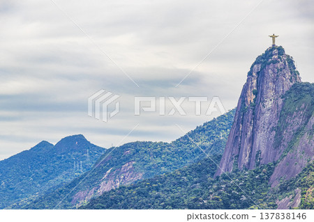 Cristo Redentor on the Corcovado mountain Rio de Janeiro Brazil. Cristo Redentor on the Corcovado mountain Rio de Janeiro Brazil. 137838146