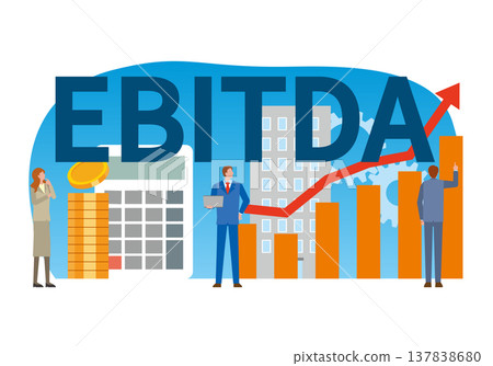 EBITDA 的字母和人物 137838680