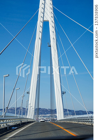 View of Shinminato from the Shinminato Bridge in Toyama Prefecture View of Shinminato from the Shinminato Bridge in Toyama Prefecture 137838906
