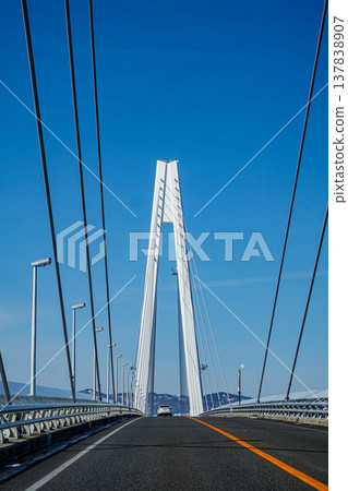 View of Shinminato from the Shinminato Bridge in Toyama Prefecture View of Shinminato from the Shinminato Bridge in Toyama Prefecture 137838907