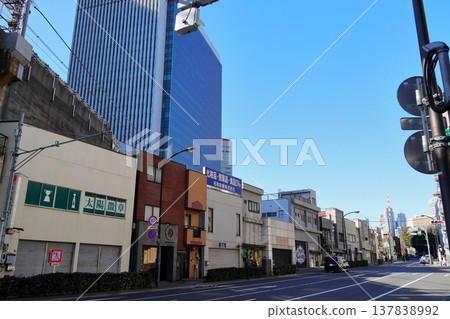 Tokyo cityscape, near Sotokanda 2-chome Tokyo cityscape, near Sotokanda 2-chome 137838992