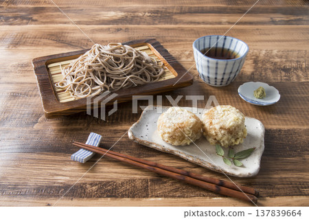 Tempura manju and soba Tempura manju and soba 137839664