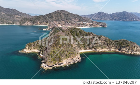 廣島縣吳市鐮賀裡 [縣立海灘/象岩] 2026年3月拍攝_無人機航拍_HKKHAMA_No03 137840297
