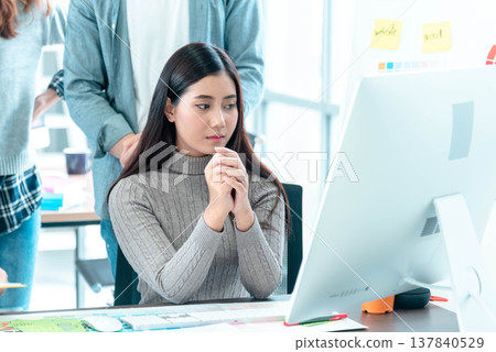 Business strategy team report chart, graph, infographic data analyze financial report plan. Hands team partner planning marketing finance statistics sale report with excel spreadsheet accountting 137840529
