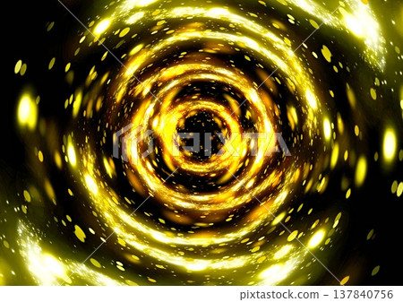 Sparkling, glittering golden particles Sparkling, glittering golden particles 137840756