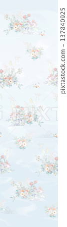 colorful watercolor background with white clouds colorful watercolor background with white clouds 137840925
