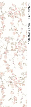 colorful watercolor background with white clouds colorful watercolor background with white clouds 137840928