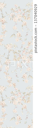 colorful watercolor background with white clouds colorful watercolor background with white clouds 137840929
