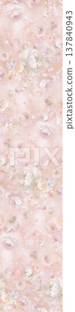 colorful watercolor background with white clouds 137840943