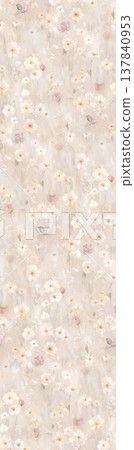 colorful watercolor background with white clouds 137840953