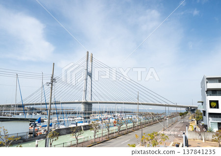 Tajiri Sky Bridge on a sunny day 137841235