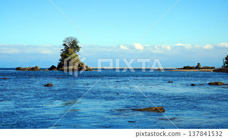Spring rainy beach Spring rainy beach 137841532
