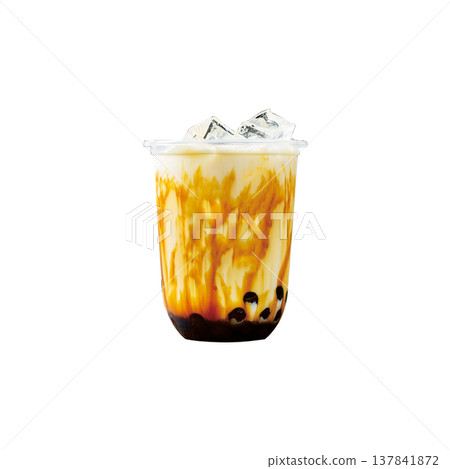 Mango Smoothie with Mint Garnish. Mango Smoothie with Mint Garnish. 137841872