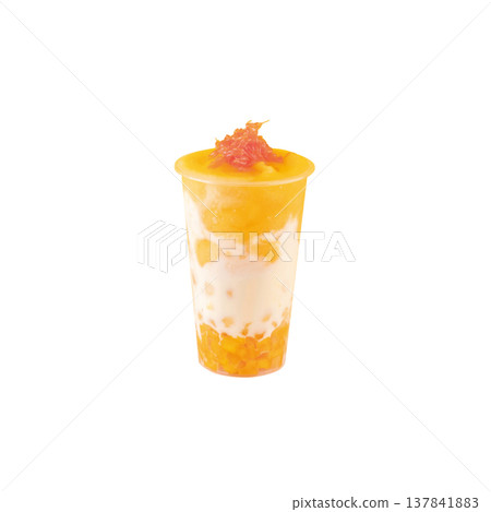 Creamy Mango Sago with Grapefruit Pulp Creamy Mango Sago with Grapefruit Pulp 137841883