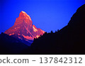 Switzerland Matterhorn at sunrise 137842312